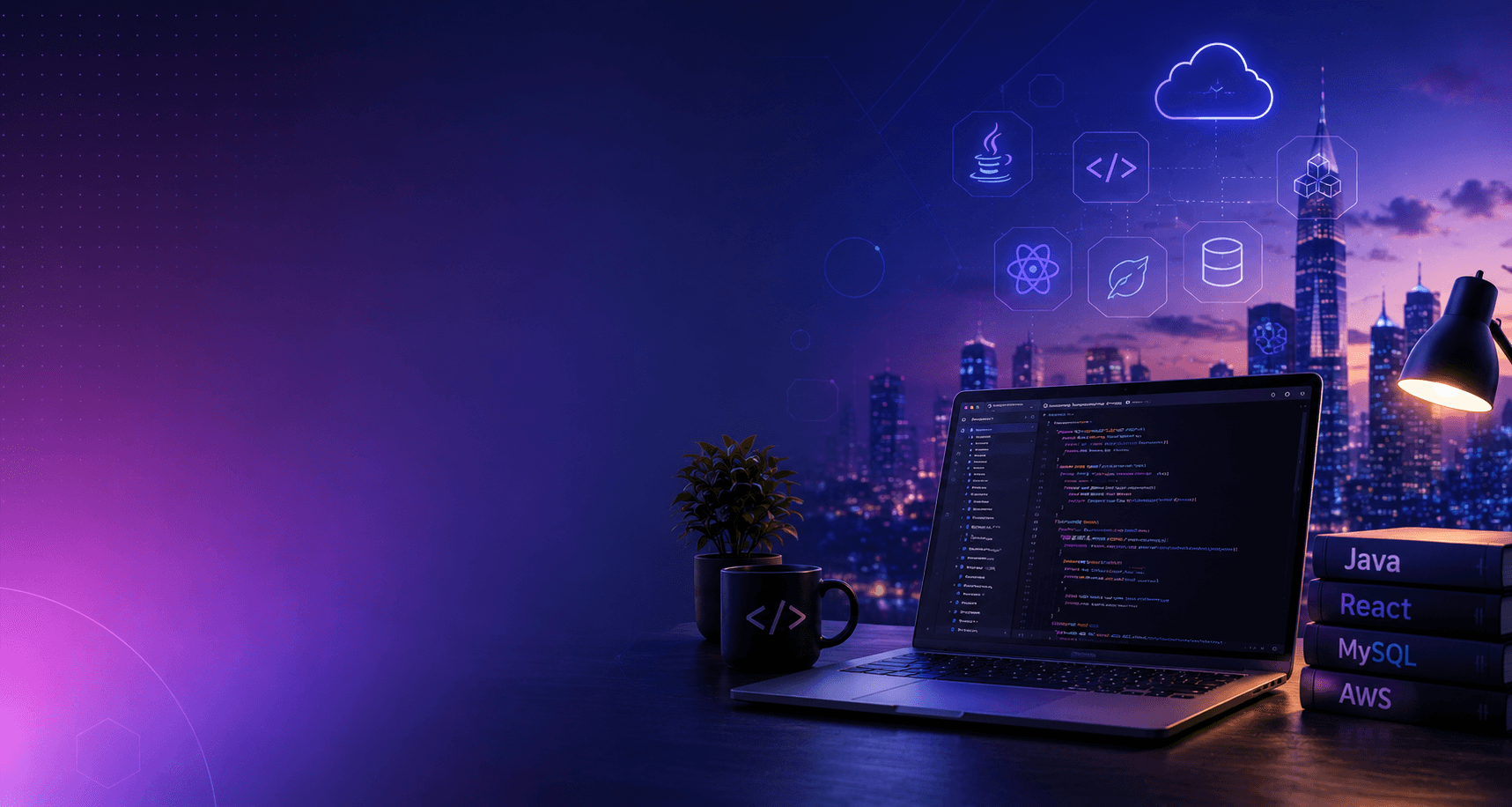 Full Stack Java + React Developer Program course banner